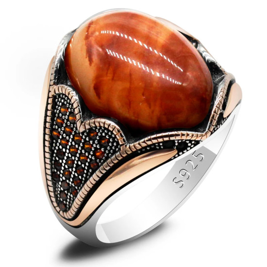 Anillos de plata 925 con piedra de cuarzo Natural para hombre, joyería de oro rosa, regalos de Navidad, joyería de compromiso para boda, anillos de plata Anillos de plata 925 con piedra de cuarzo Natural para hombre, joyería de oro rosa, regalos de Navidad, joyería de compromiso para boda, anillos de plata - malaquita tienda 36