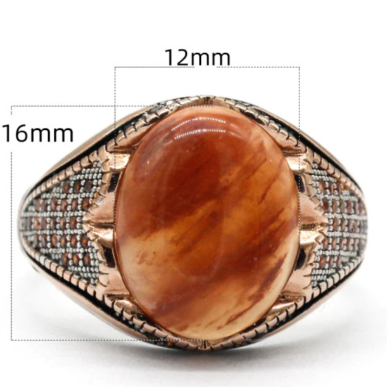 Anillos de plata 925 con piedra de cuarzo Natural para hombre, joyería de oro rosa, regalos de Navidad, joyería de compromiso para boda, anillos de plata Anillos de plata 925 con piedra de cuarzo Natural para hombre, joyería de oro rosa, regalos de Navidad, joyería de compromiso para boda, anillos de plata - malaquita tienda 36