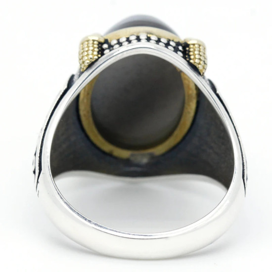 Anillo de plata 925 auténtica para hombre, piedra de ágata Natural, estilo Retro Punk, Vintage, garra, joyería de la suerte para boda/Fiesta, joyería fina Anillo de plata 925 auténtica para hombre, piedra de ágata Natural, estilo Retro Punk, Vintage, garra, joyería de la suerte para boda/Fiesta, joyería fina - malaquita tienda 36